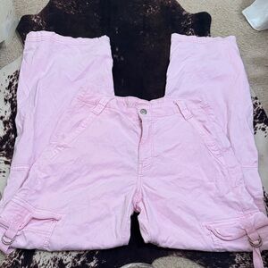 American Eagle Outfitters Pink Women's Jeans Overalls